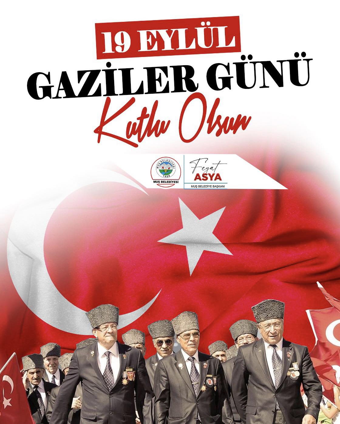 BAŞKAN ASYA’DAN GAZİLER GÜNÜ MESAJI